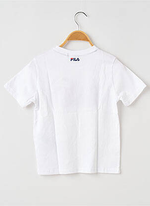 T-shirt col rond blanc FILA garçon