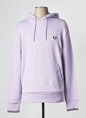 Sweat-shirt violet FRED PERRY pour homme seconde vue