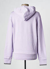 Sweat-shirt violet FRED PERRY pour homme seconde vue