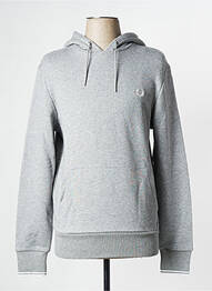 Sweat-shirt gris FRED PERRY homme
