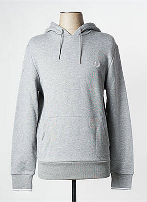 Sweat-shirt gris FRED PERRY pour homme