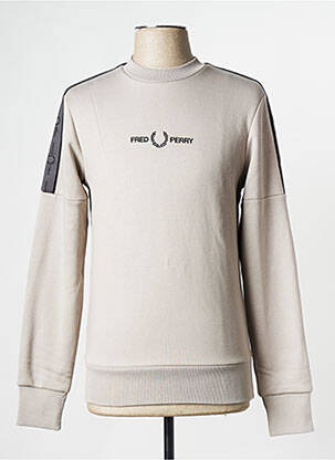 Sweat-shirt gris FRED PERRY pour homme