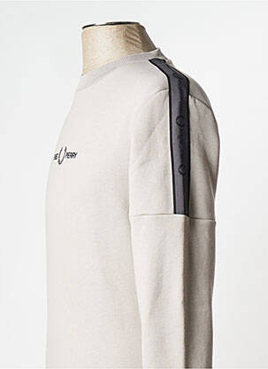 Sweat-shirt gris FRED PERRY homme