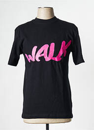 T-shirt noir WALK IN PARIS homme