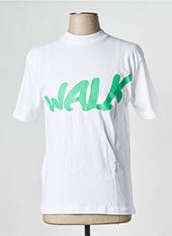 T-shirt blanc WALK IN PARIS homme
