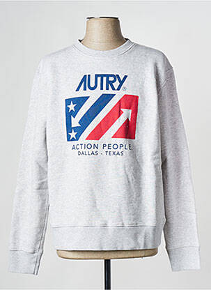 Sweat-shirt gris AUTRY pour homme