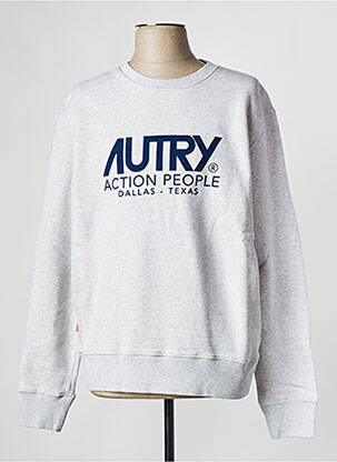 Sweat-shirt gris AUTRY pour homme