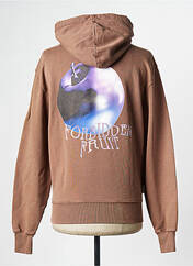 Sweat-shirt marron FILLING PIECES pour homme seconde vue