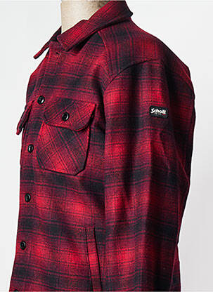 Blouson rouge SCHOTT homme