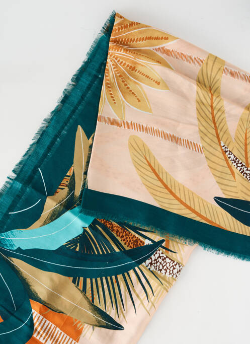 Foulard bleu WILD pour femme