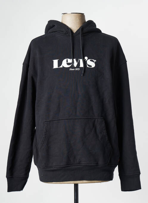 Sweat-shirt noir LEVIS pour homme