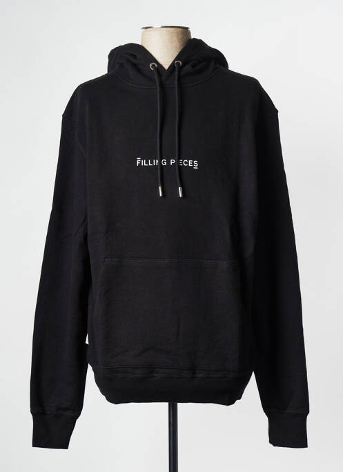 Sweat-shirt noir FILLING PIECES pour homme