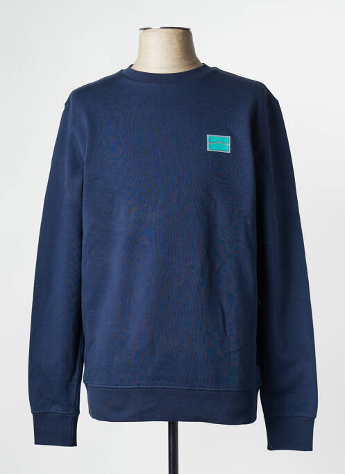 Sweat-shirt bleu VANS pour homme