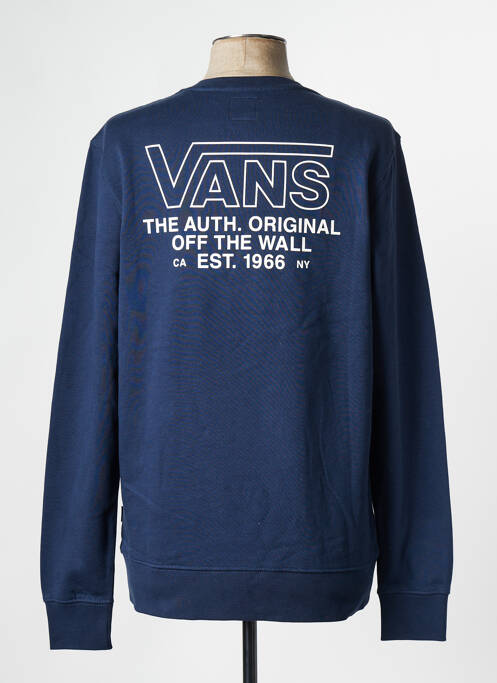 Sweat-shirt bleu VANS pour homme