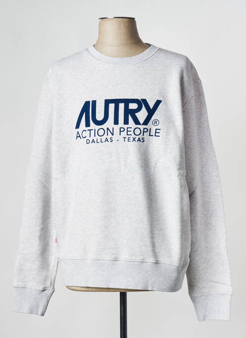 Sweat-shirt gris AUTRY pour homme