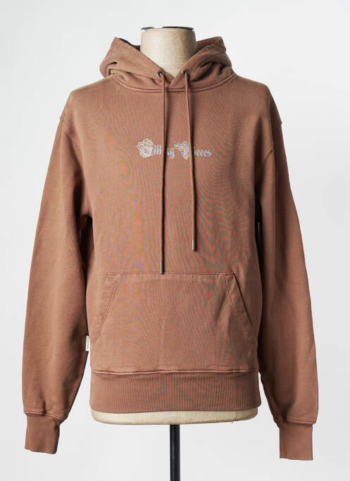Sweat-shirt marron FILLING PIECES pour homme