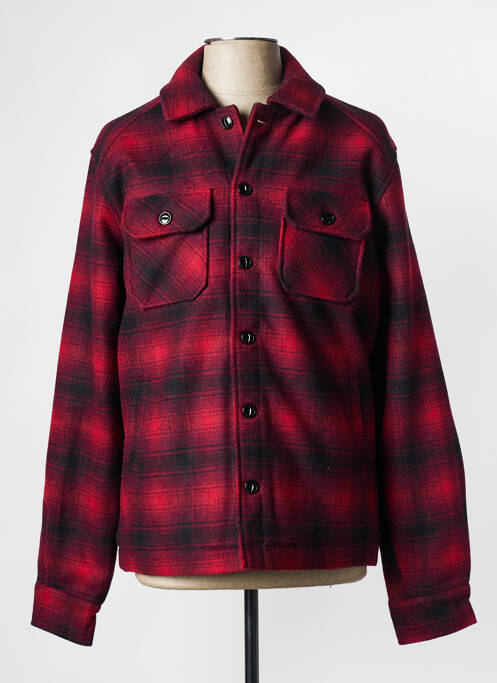 Blouson rouge SCHOTT pour homme