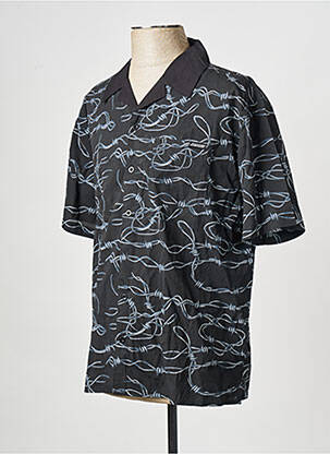 Chemise manches courtes noir SANTA CRUZ homme