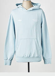 Sweat-shirt bleu HUMAN WITH ATTITUDE pour homme seconde vue