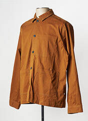 Chemise manches longues marron MINIMUM pour homme seconde vue