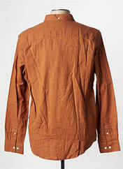 Chemise manches longues beige MINIMUM pour homme seconde vue