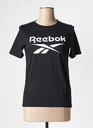 T-shirt noir REEBOK pour femme