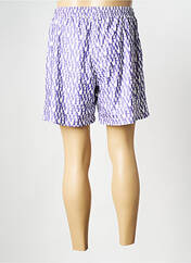 Short violet HUMAN WITH ATTITUDE pour homme seconde vue