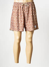 Short marron HUMAN WITH ATTITUDE homme
