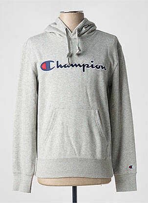Sweat-shirt à capuche gris CHAMPION homme