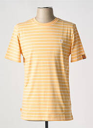 T-shirt col rond orange TIMBERLAND homme