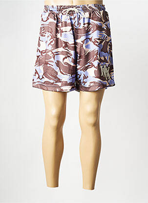 Short violet HUMAN WITH ATTITUDE pour homme