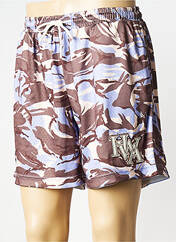 Short violet HUMAN WITH ATTITUDE pour homme seconde vue