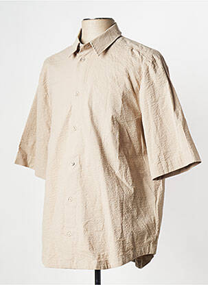 Chemise manches courtes beige MINIMUM homme