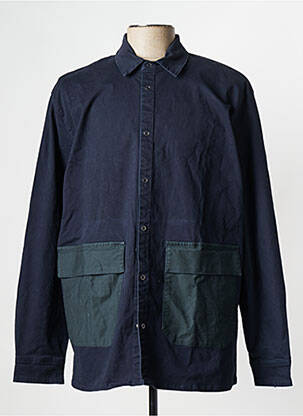 Chemise manches longues bleu MINIMUM homme