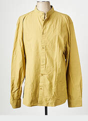 Chemise manches longues beige MINIMUM pour homme seconde vue