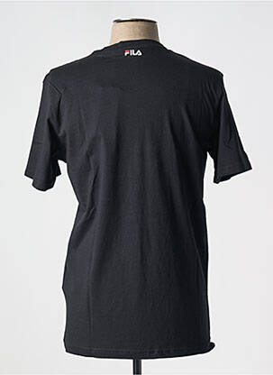 T-shirt col rond noir FILA homme