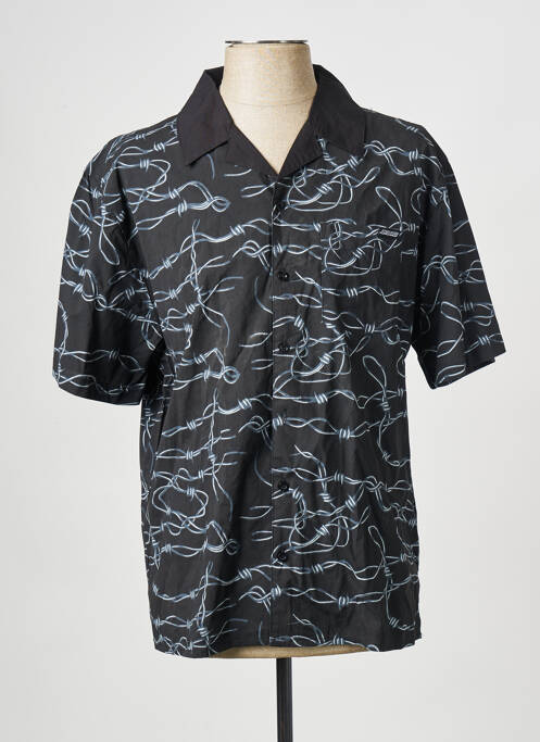 Chemise manches courtes noir SANTA CRUZ pour homme