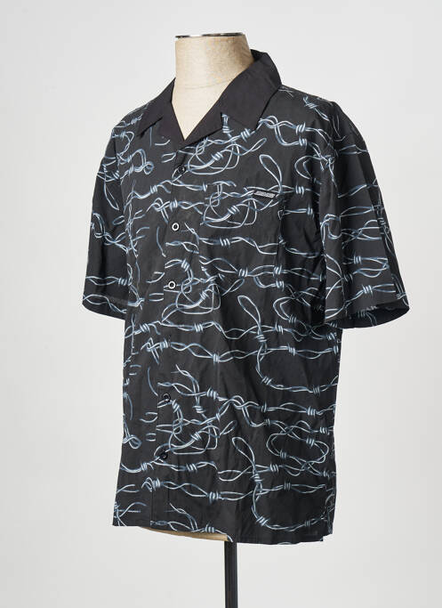 Chemise manches courtes noir SANTA CRUZ pour homme