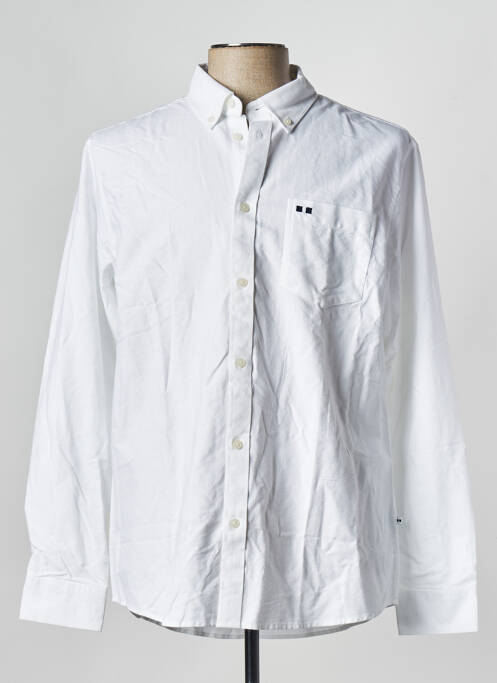 Chemise manches longues blanc MINIMUM pour homme