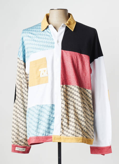 Gilet manches longues multicolore HOLOGRAM pour homme