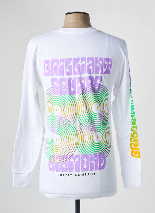 T-shirt blanc DIAMOND SUPPLY CO pour homme