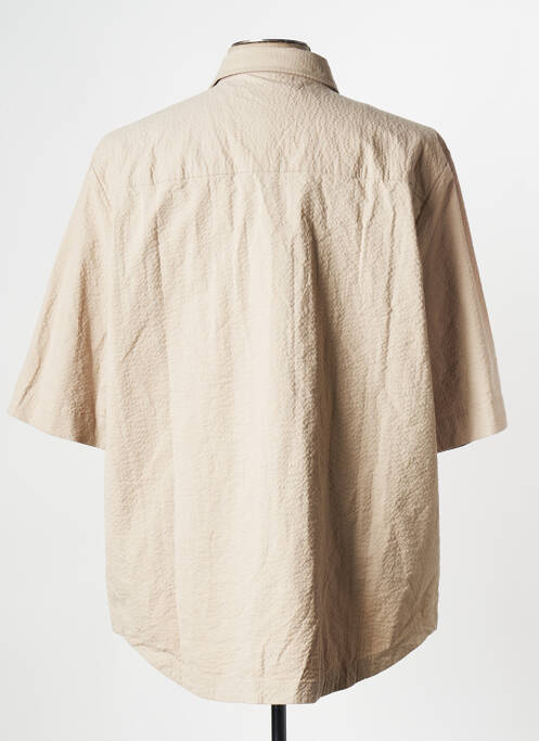 Chemise manches courtes beige MINIMUM pour homme