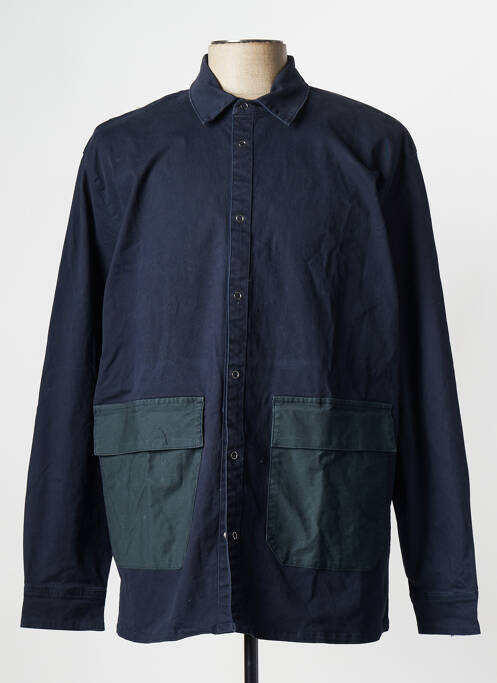 Chemise manches longues bleu MINIMUM pour homme