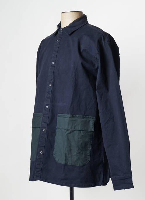 Chemise manches longues bleu MINIMUM pour homme