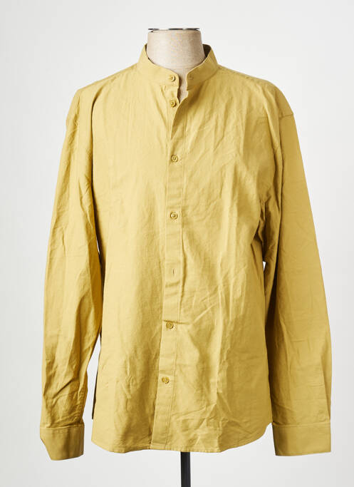 Chemise manches longues beige MINIMUM pour homme