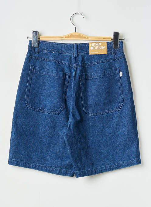 Short bleu THINKING MU pour femme