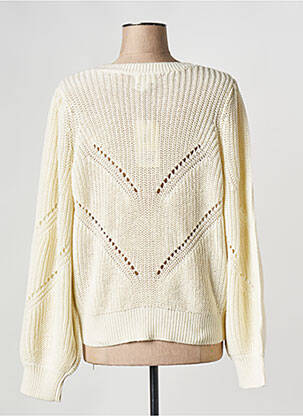 Pull col rond blanc OBJECT femme