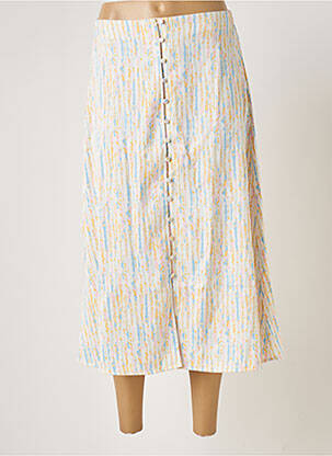 Jupe mi-longue blanc Y.A.S pour femme