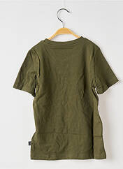 T-shirt vert PUMA pour garçon seconde vue