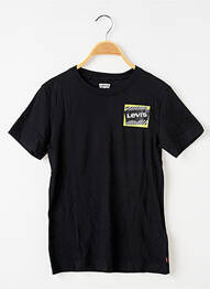 T-shirt col rond noir LEVIS garcon